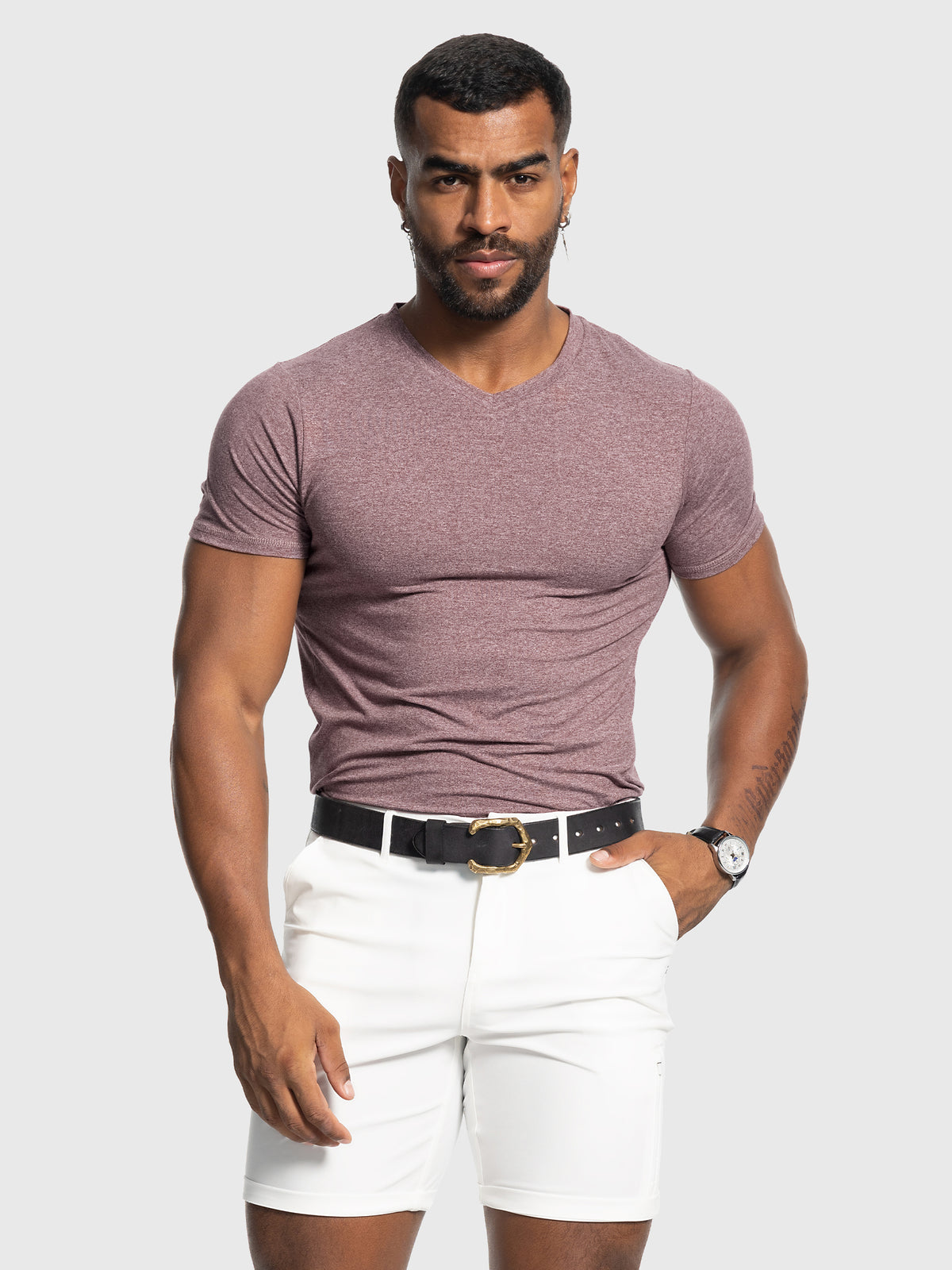 Softest Performance Stretch V-neck Tee - Ahaselected