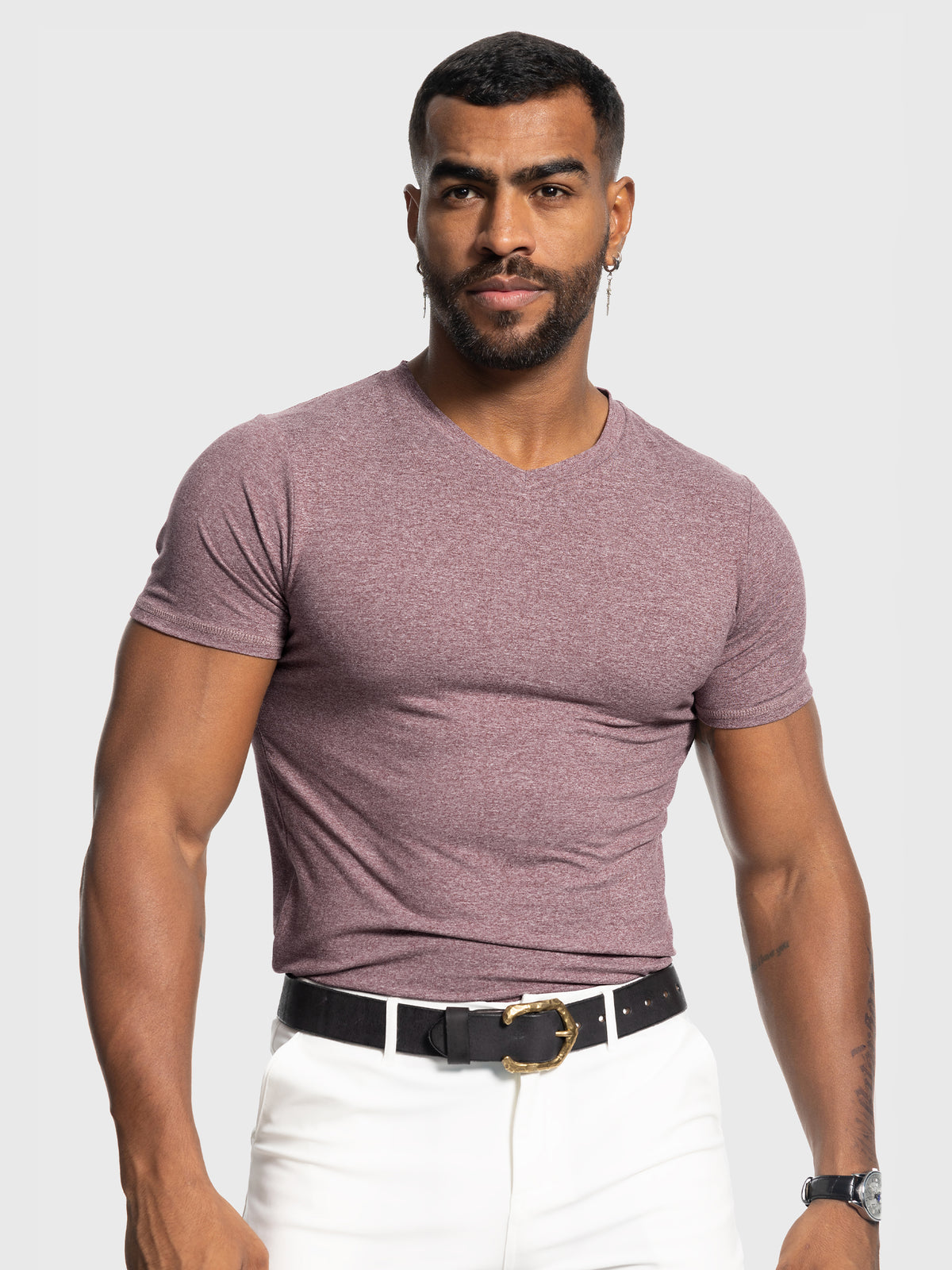 Softest Performance Stretch V-neck Tee - Ahaselected