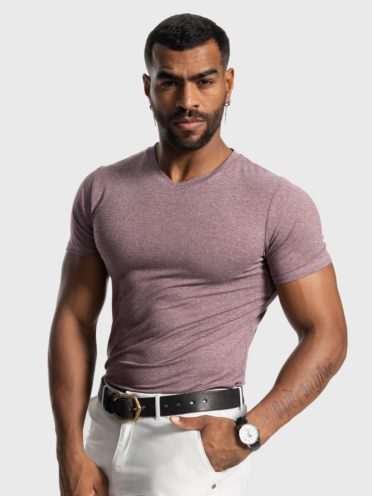 Softest Performance Stretch V-neck Tee - Ahaselected