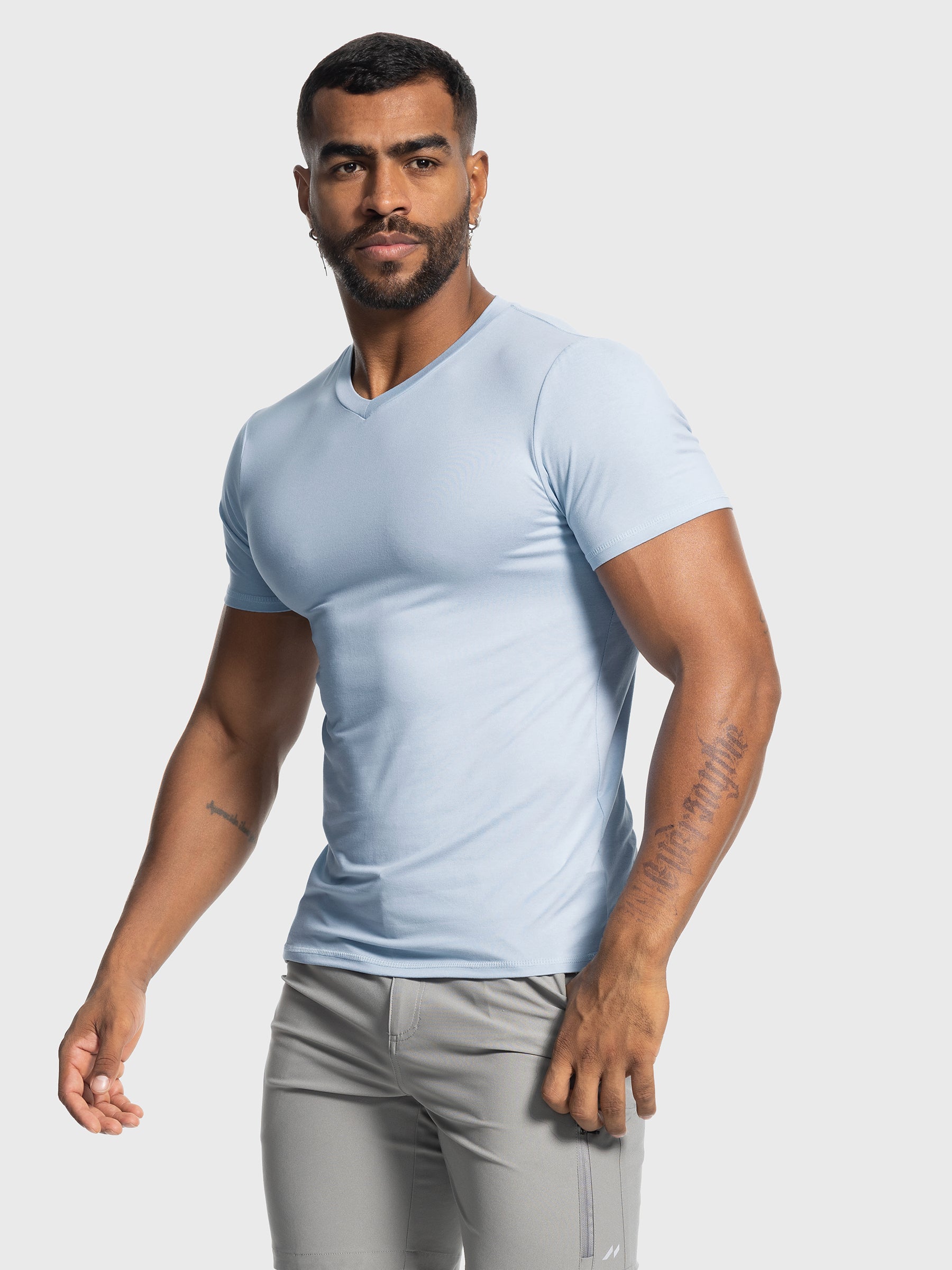 Softest Performance Stretch V-neck Tee - Ahaselected