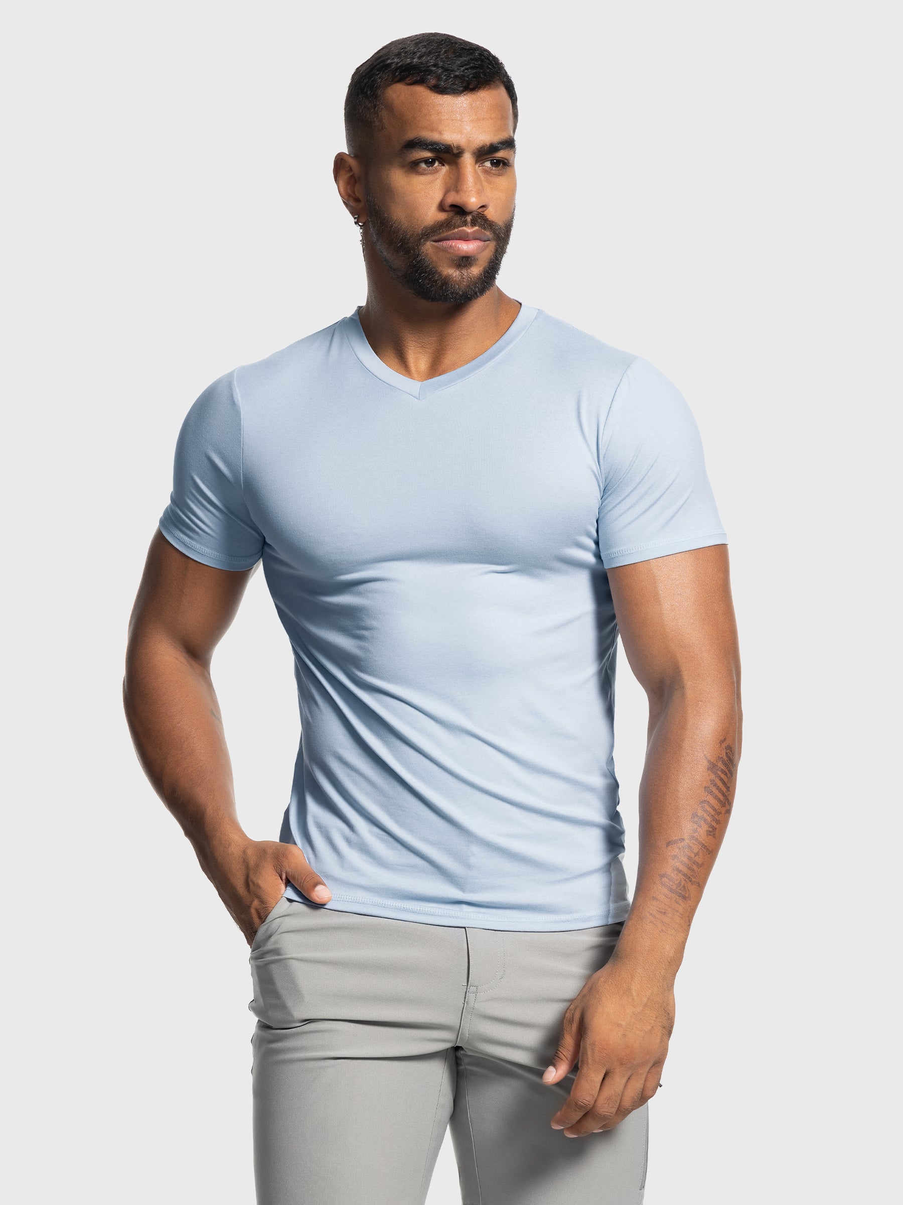 Softest Performance Stretch V-neck Tee - Ahaselected