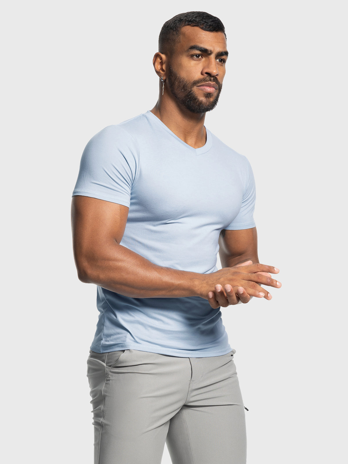 Softest Performance Stretch V-neck Tee - Ahaselected