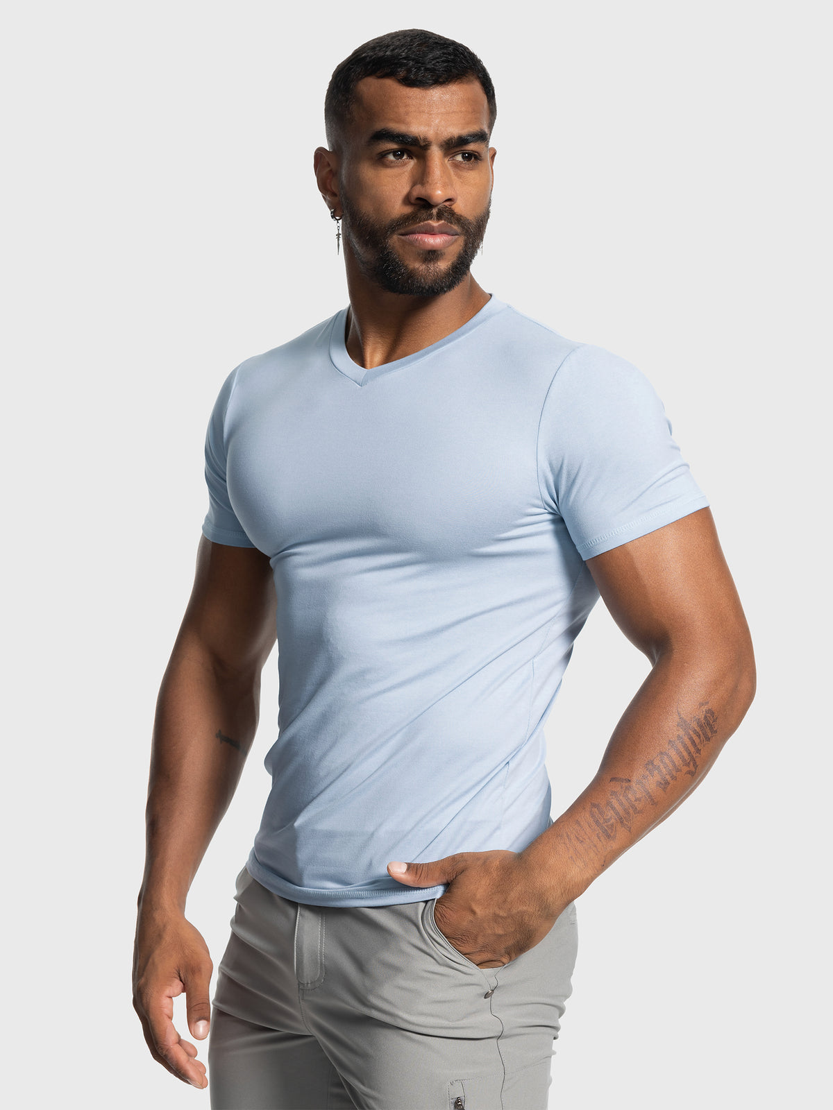 Softest Performance Stretch V-neck Tee - Ahaselected