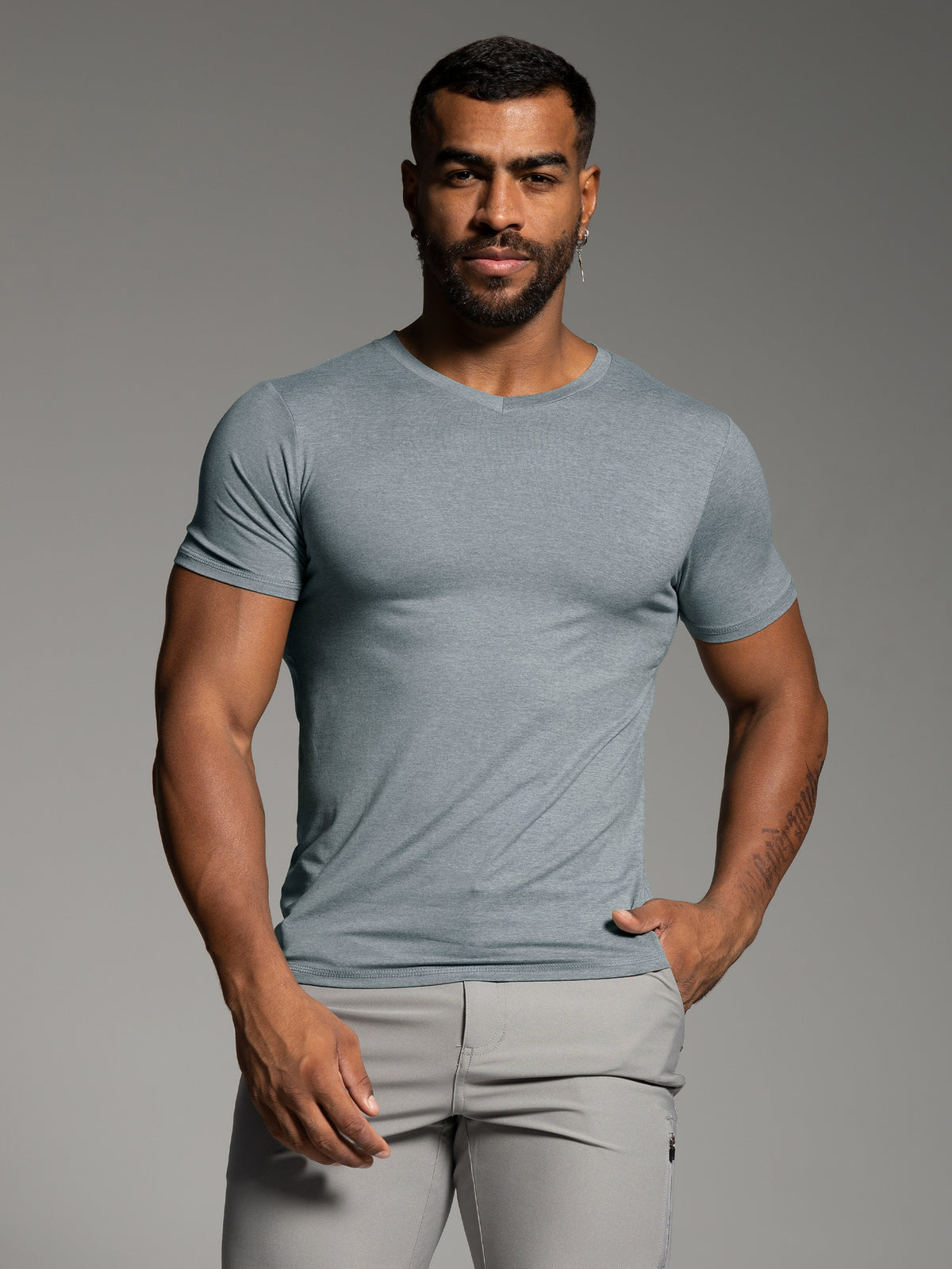 Softest Performance Stretch V-neck Tee - Ahaselected