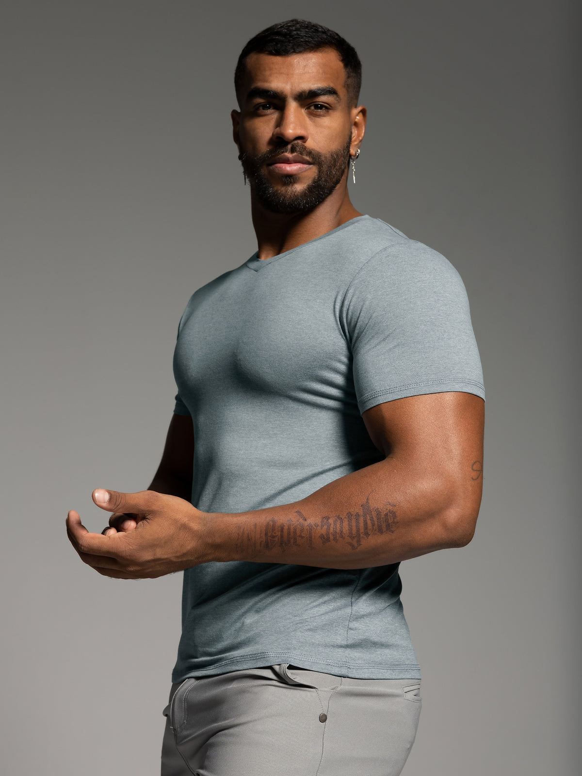 Softest Performance Stretch V-neck Tee - Ahaselected