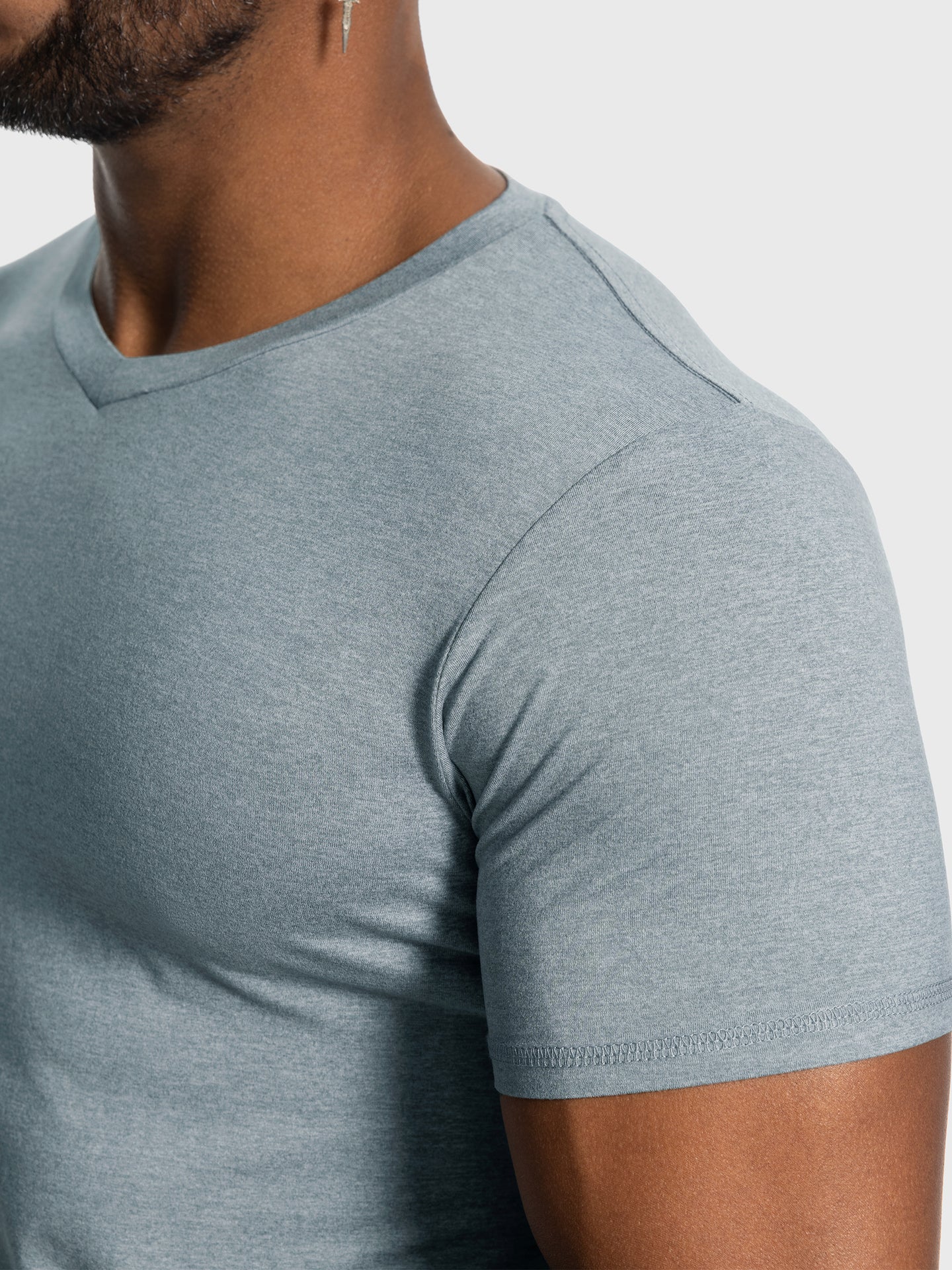 Men's Softest Performance Stretch V-neck Tee | Ahaselected