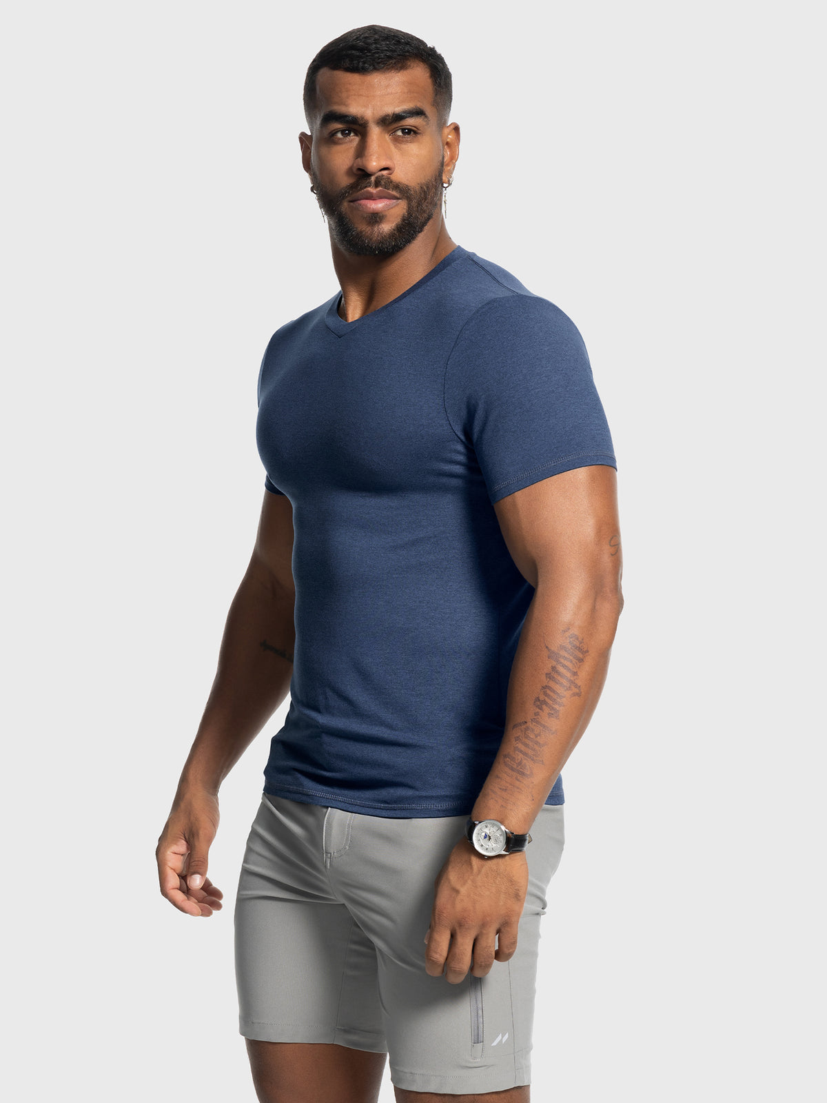 Softest Performance Stretch V-neck Tee - Ahaselected