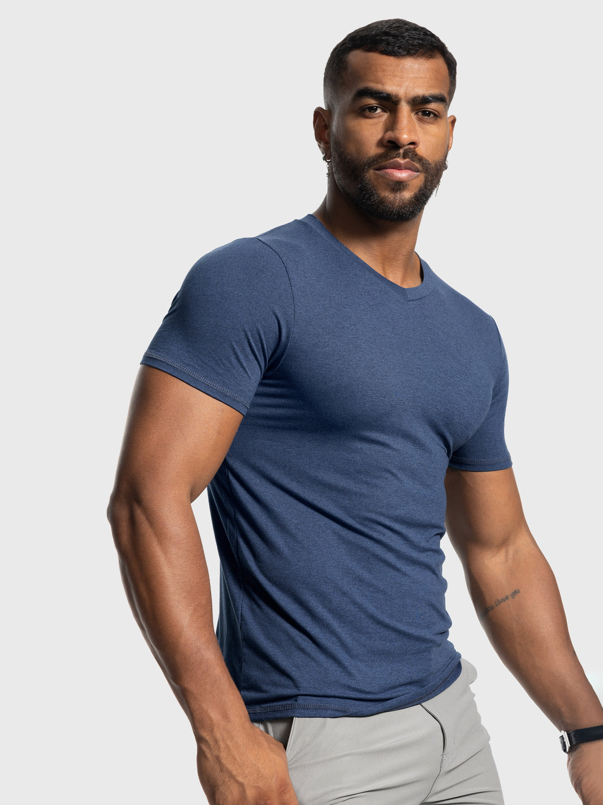 Softest Performance Stretch V-neck Tee - Ahaselected