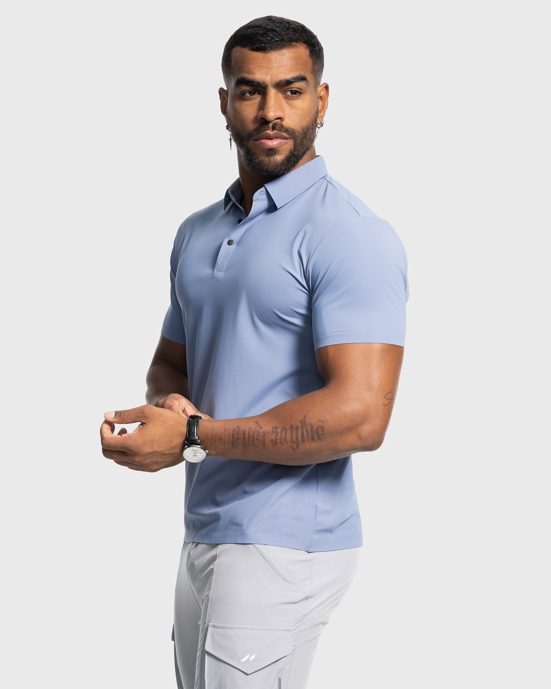 Stay Cool Performance Seamless Stretch Polo - Ahaselected