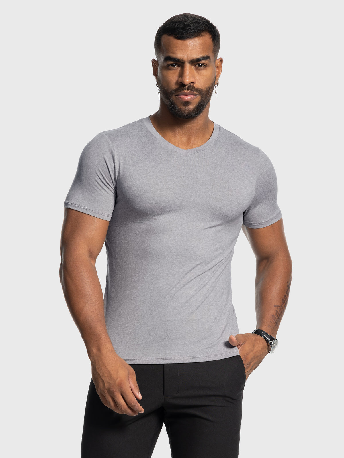 Softest Performance Stretch V-neck Tee - Ahaselected