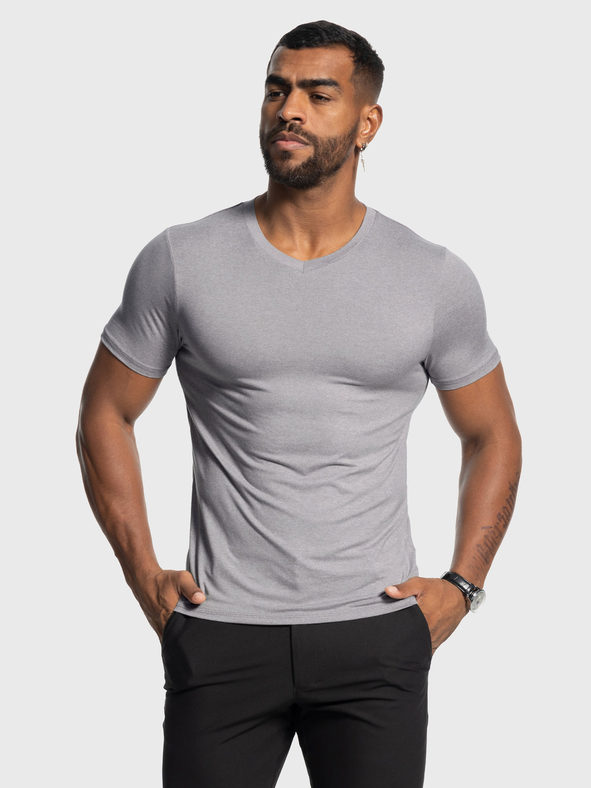 Softest Performance Stretch V-neck Tee - Ahaselected