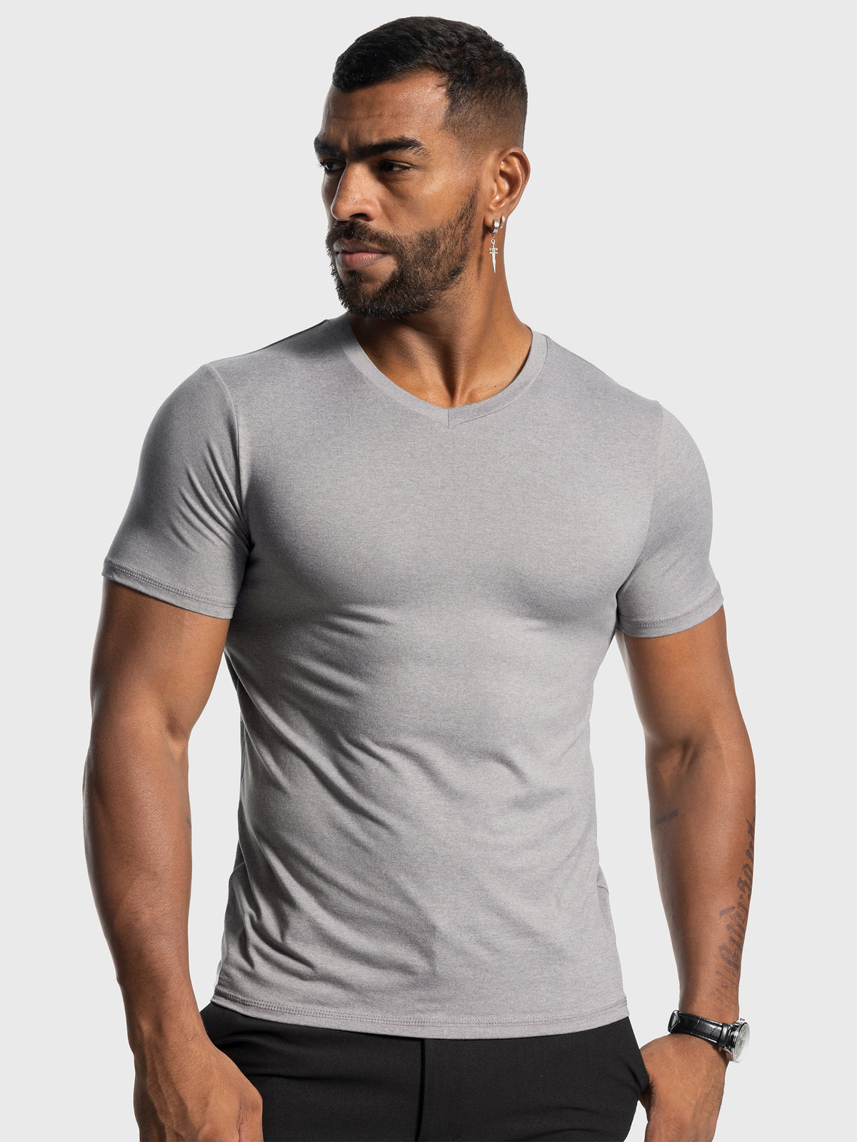 Softest Performance Stretch V-neck Tee - Ahaselected