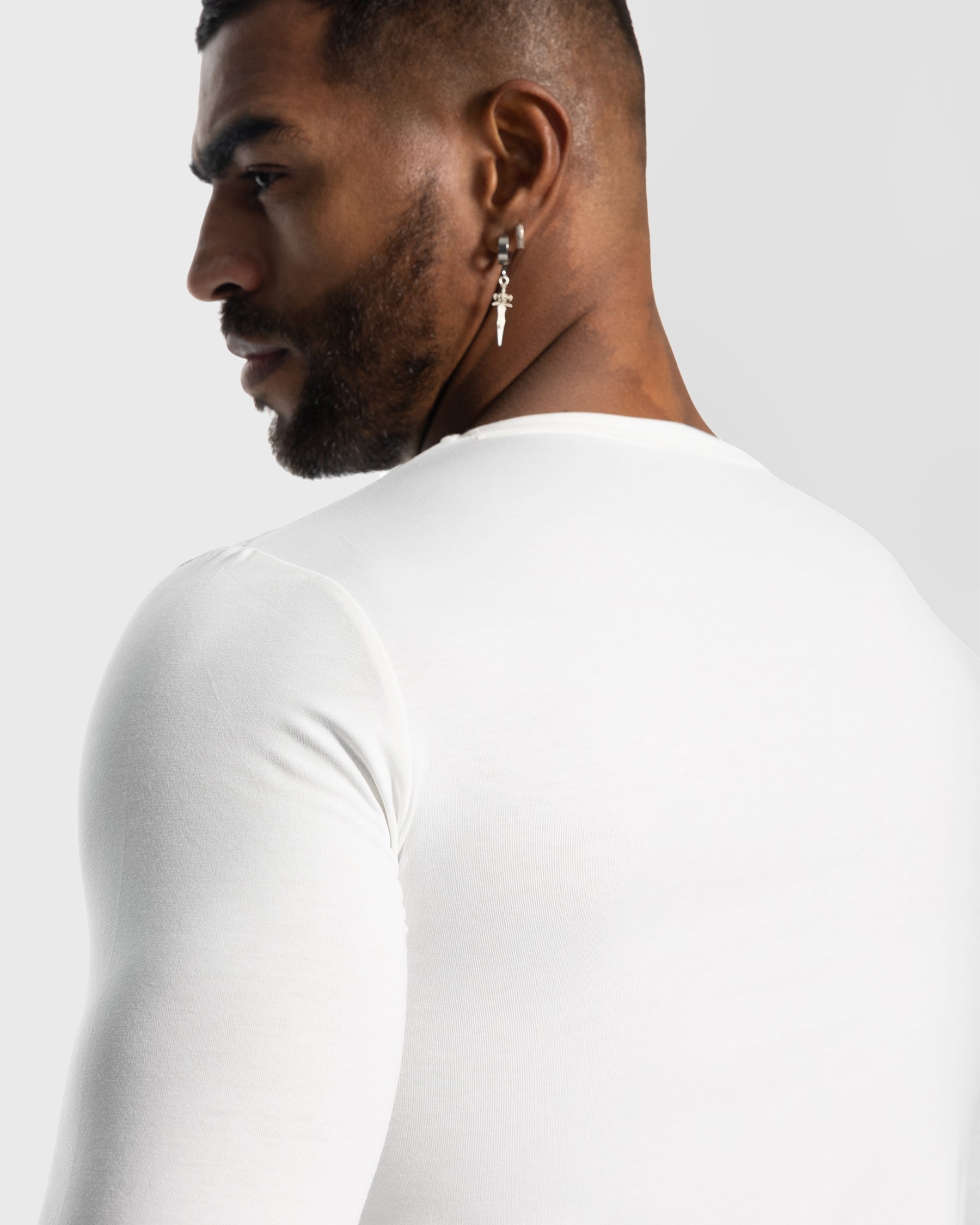 All Day Elite Curve-Hem Tee Stretch Long Sleeve - Ahaselected