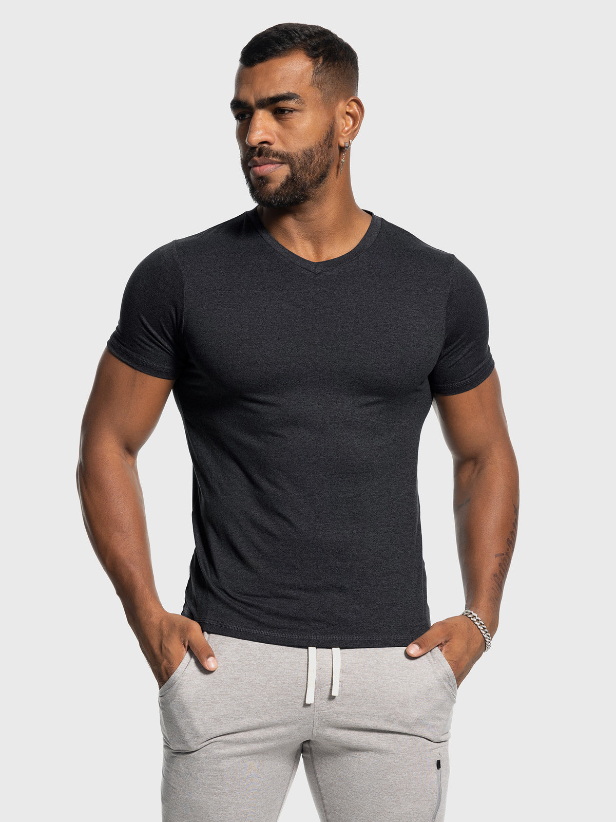 Softest Performance Stretch V-neck Tee - Ahaselected