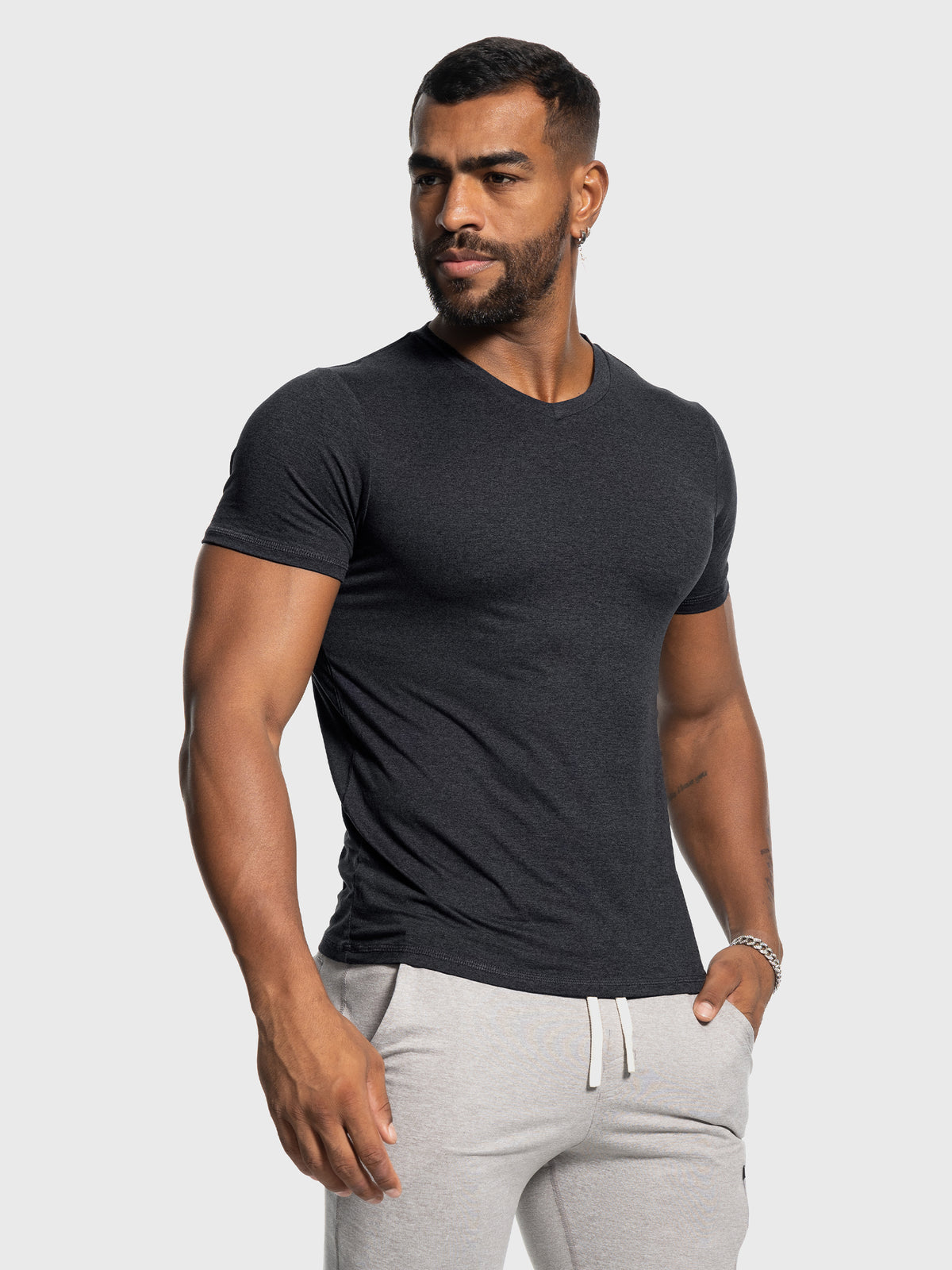 Softest Performance Stretch V-neck Tee - Ahaselected
