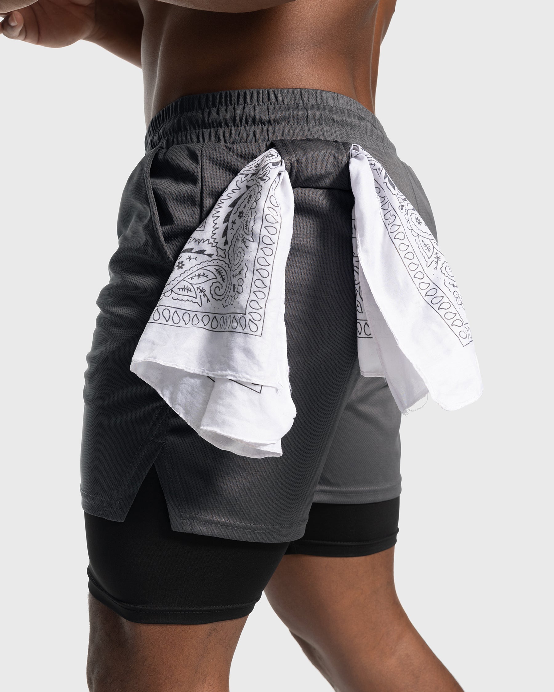 7" Kinetic Pocket Lined 2 in 1 Mesh Stretch Short - Ahaselected
