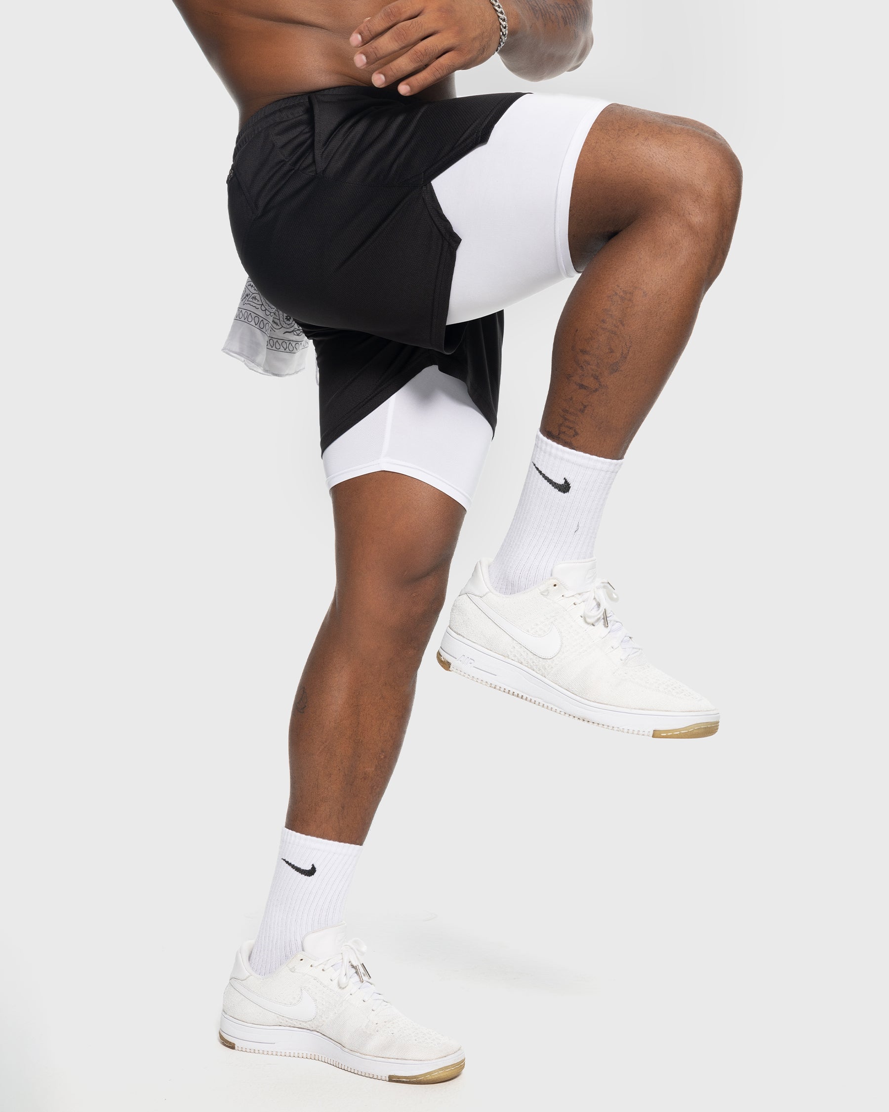 7" Kinetic Pocket Lined 2 in 1 Mesh Stretch Short - Ahaselected
