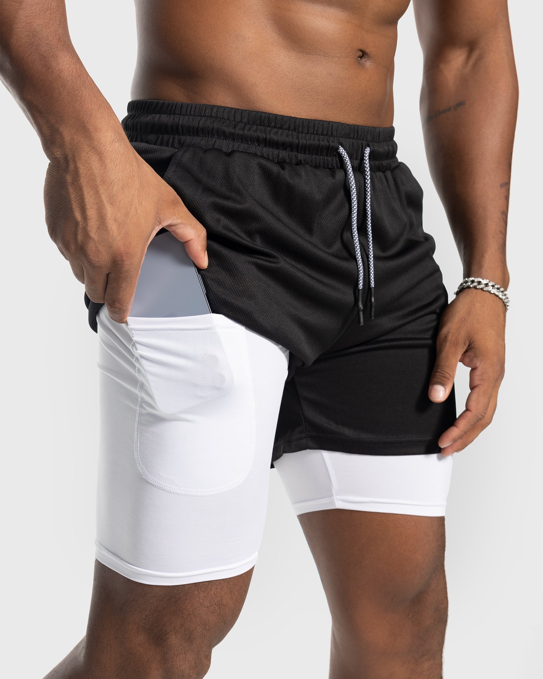 3-Pack 7" Kinetic Pocket Lined 2 in 1 Mesh Short - Ahaselected