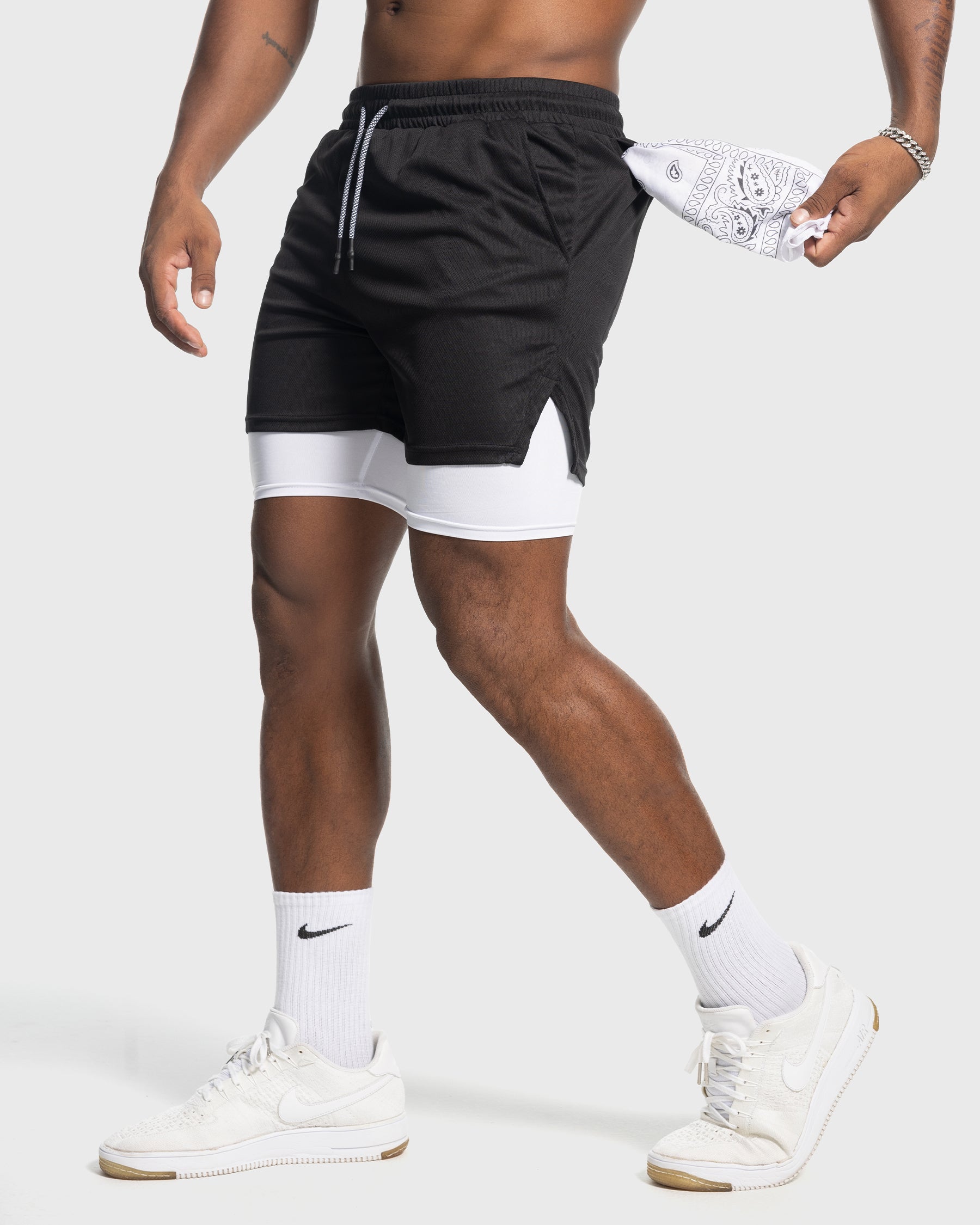 3-Pack 7" Kinetic Pocket Lined 2 in 1 Mesh Short - Ahaselected