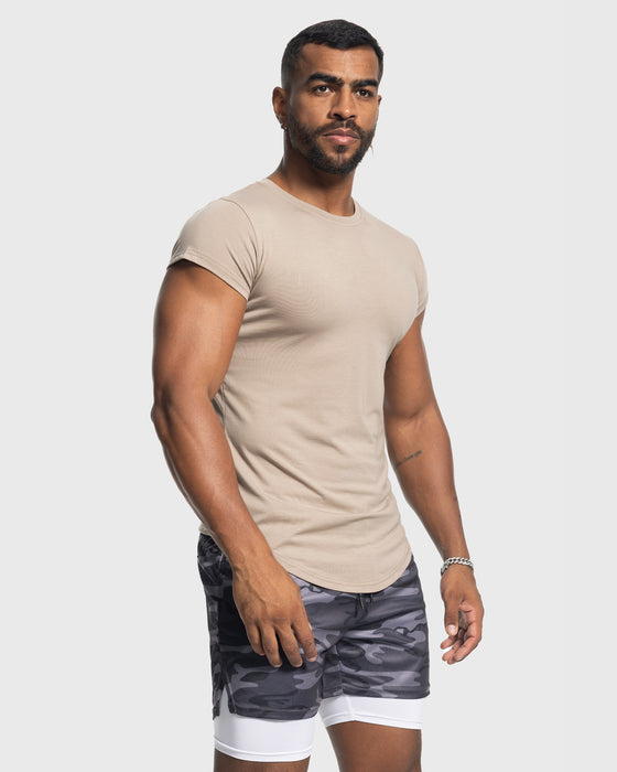 All Day Elite Cap Sleeve Muscle Fit Tee - Ahaselected