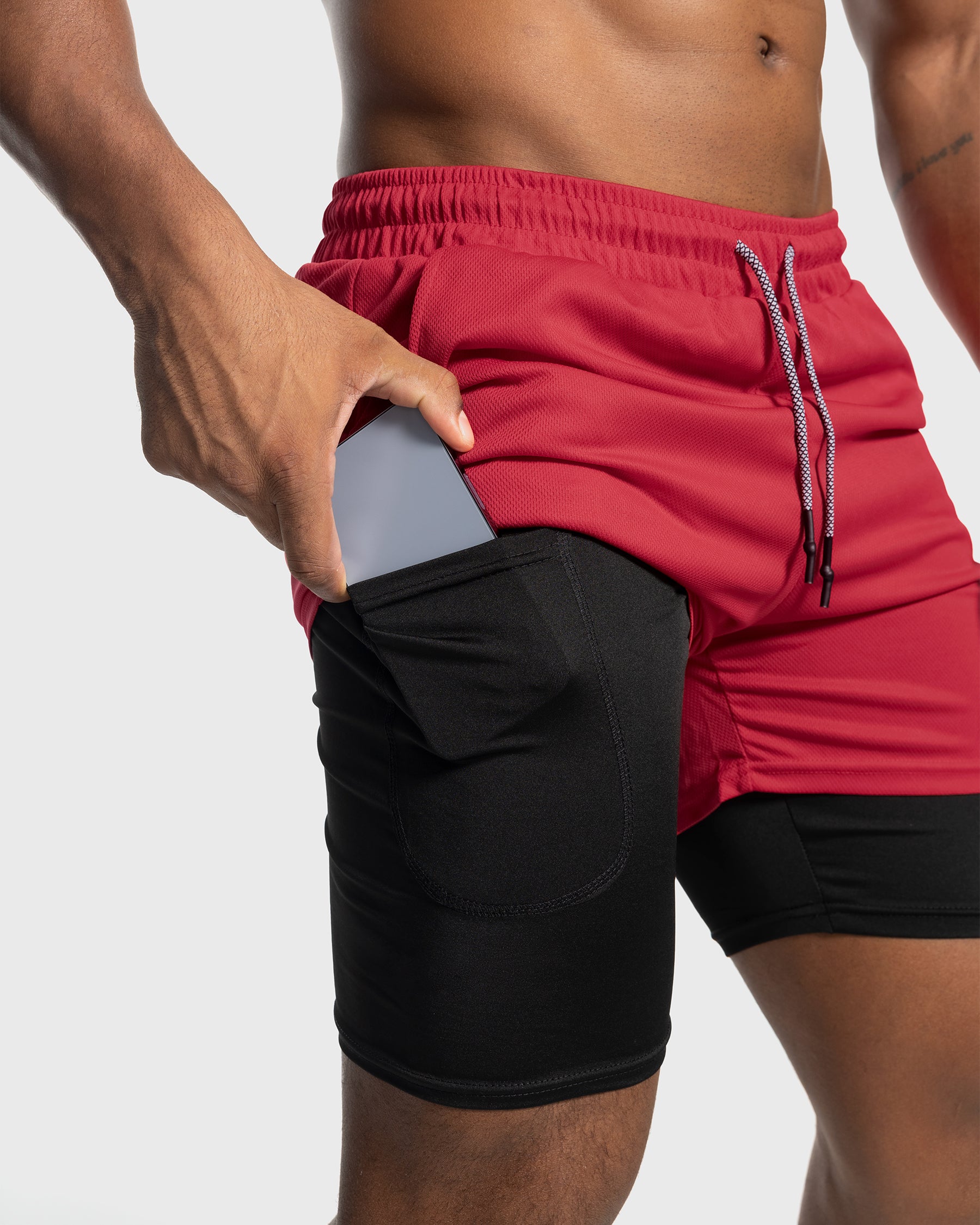 3-Pack 7" Kinetic Pocket Lined 2 in 1 Mesh Short - Ahaselected