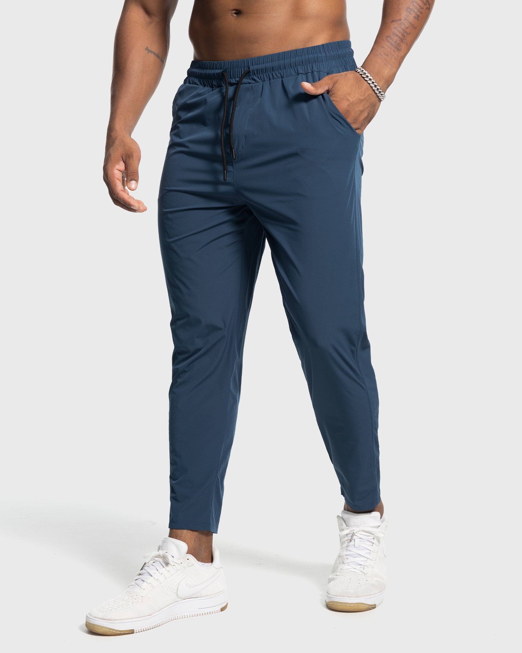 Stretch Slim Fit Jogger Workout Pants Lightweight - Ahaselected