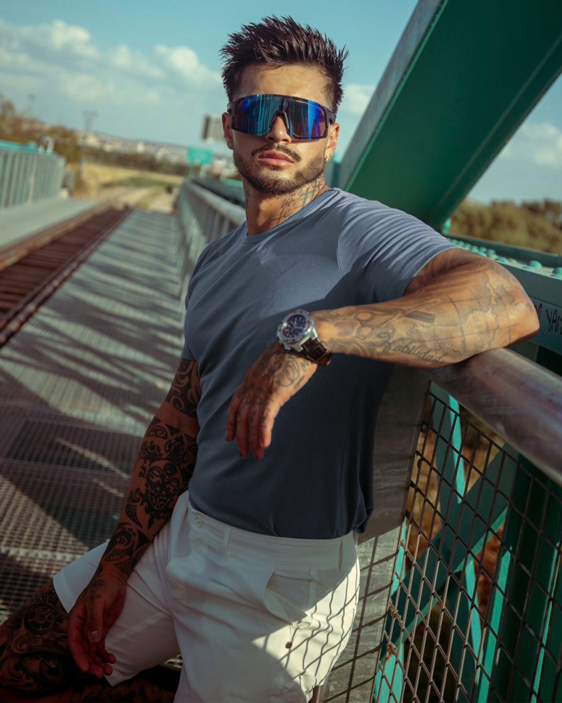 5-Pack All Day Elite Curve-Hem Tee - Ahaselected