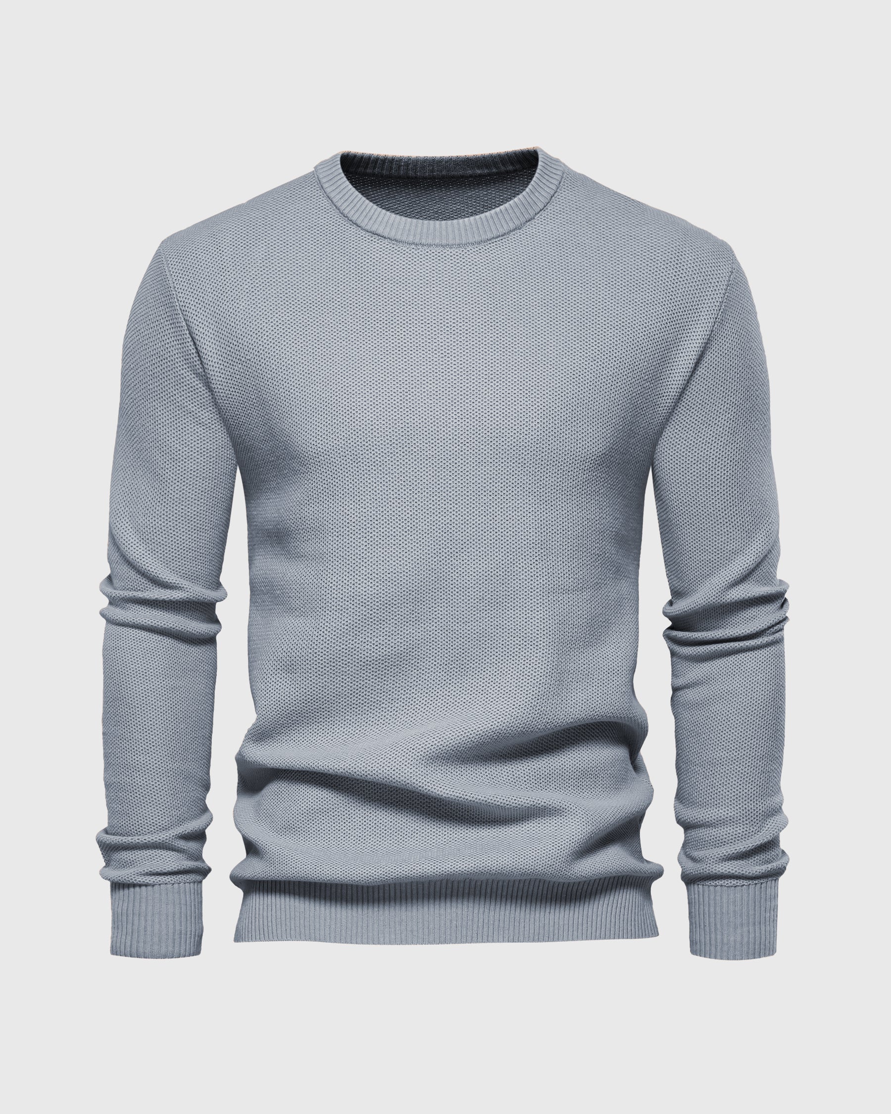 Pique Crew Sweater New - Ahaselected