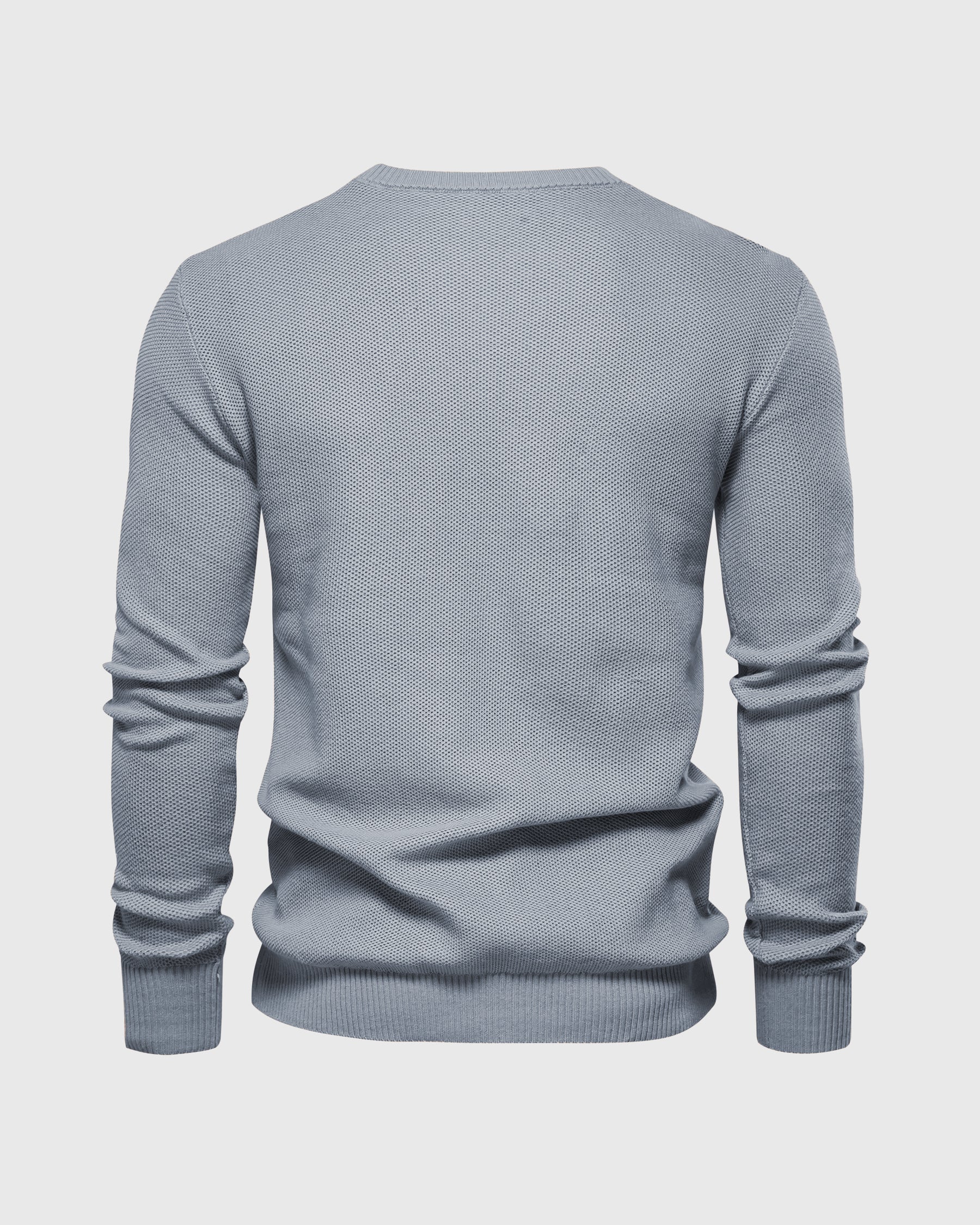 Pique Crew Sweater New - Ahaselected