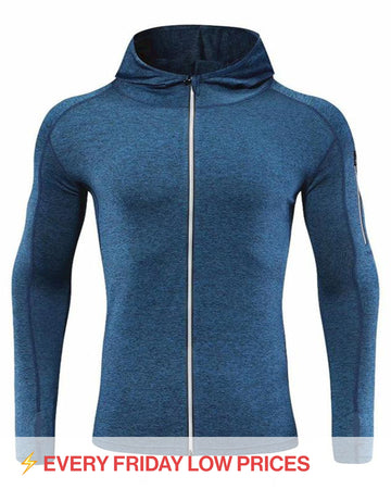 Sudadera con capucha TechFlex Performance con bolsillo en el brazo (nueva) 