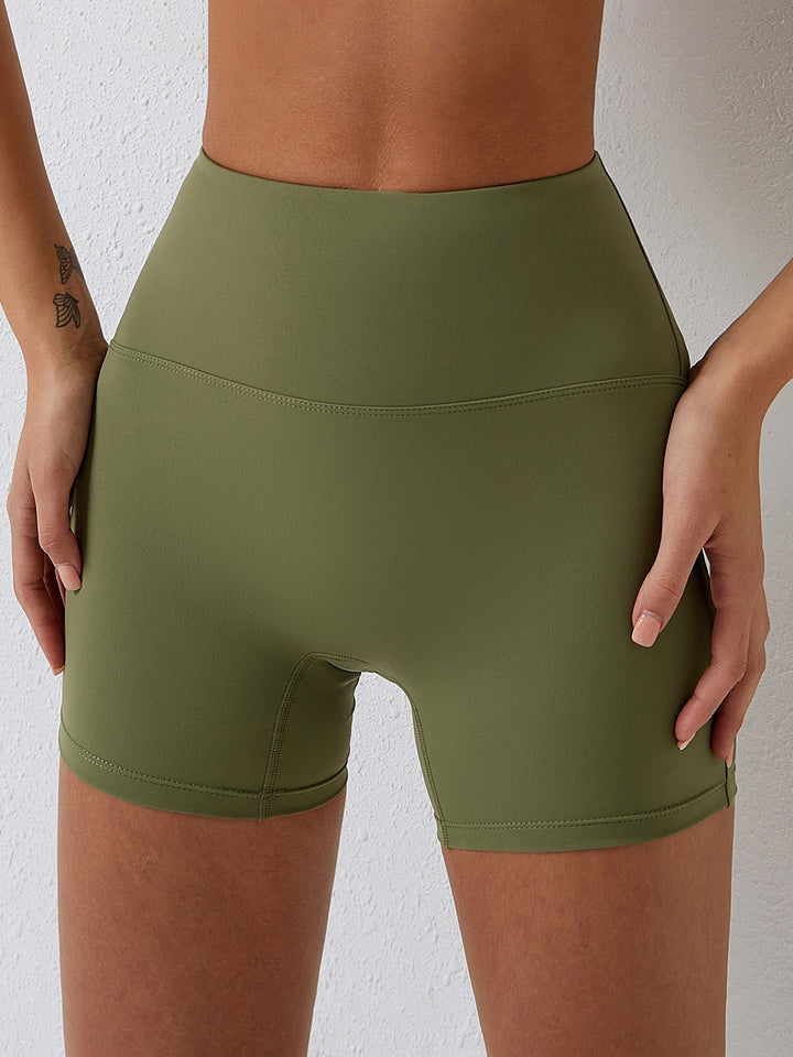 Eco-Conscious Bare Feel Yoga Short Shorts
