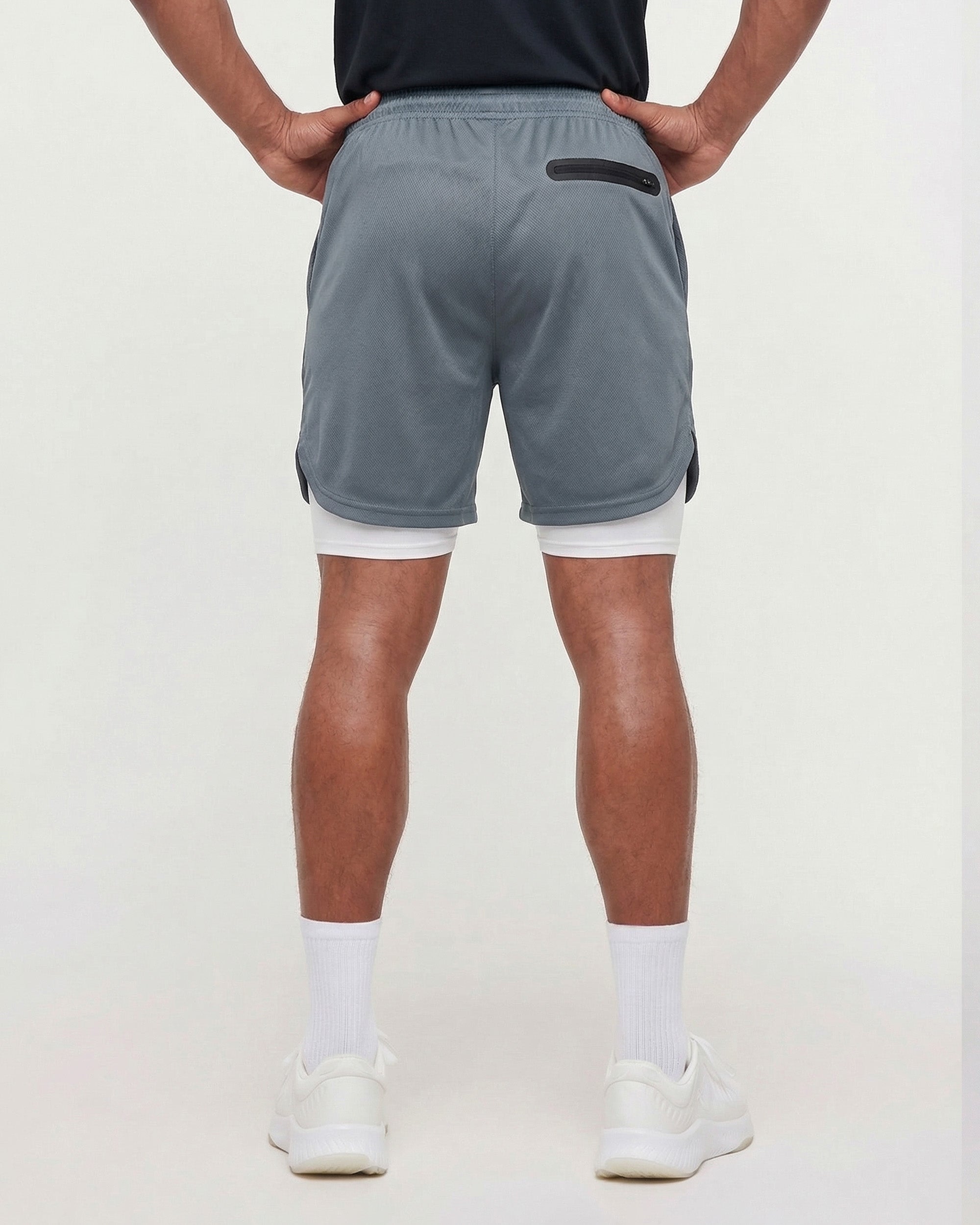 8" Kinetic Pocket Lined 2 in 1 Mesh Short
