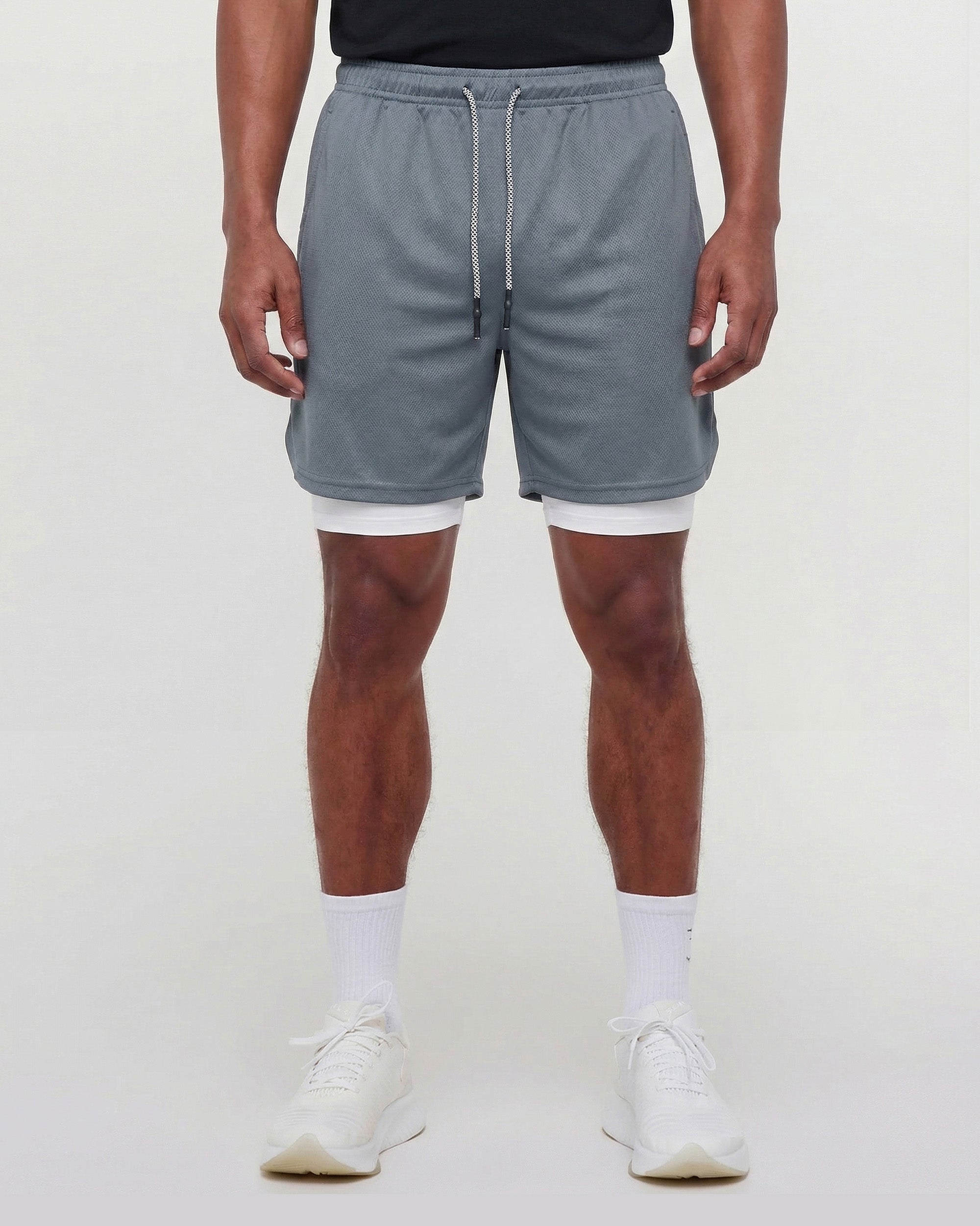 8" Kinetic Pocket gefütterte 2-in-1 Mesh-Shorts