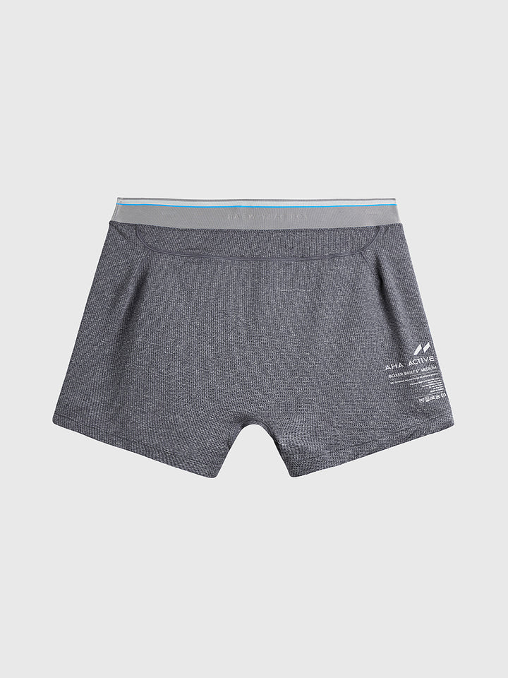 M's AIRFLOW 5" Performance Boxer Brief-Charcoal Heather
