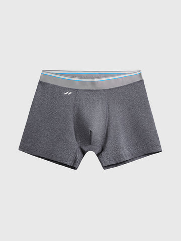M's AIRFLOW 5" Performance Boxer Brief-Charcoal Heather