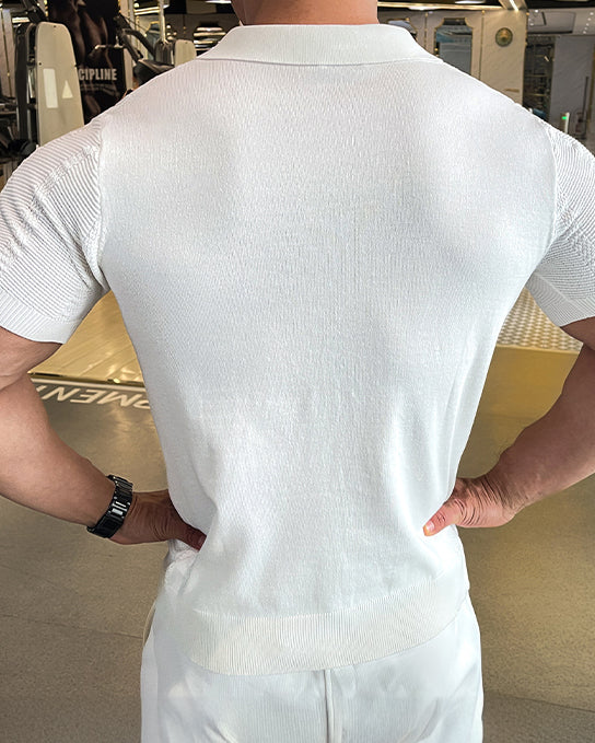 Ice Silk Polo Short Sleeves - Ahaselected