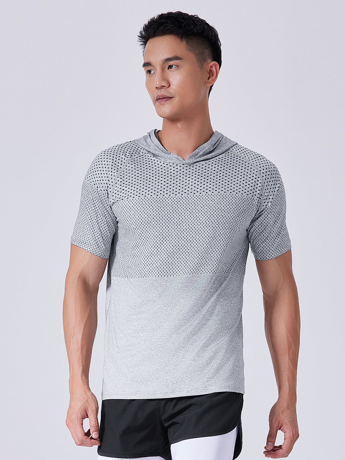 M's Core Hooded Performance Shirt-Short Sleeve - Ahaselected