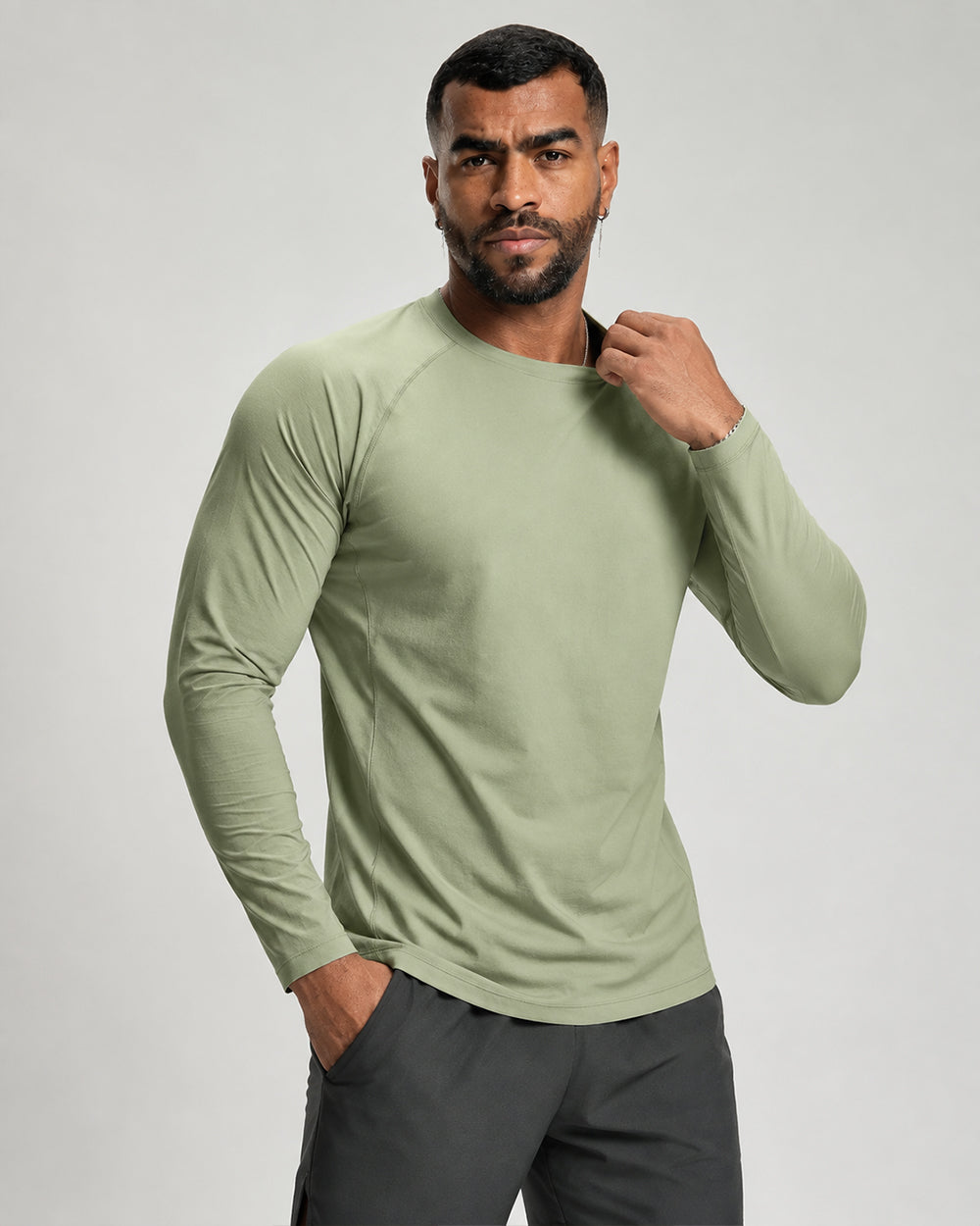 Men's Long Sleeve Quick Dry Performance T-Shirt-thumbmail-2