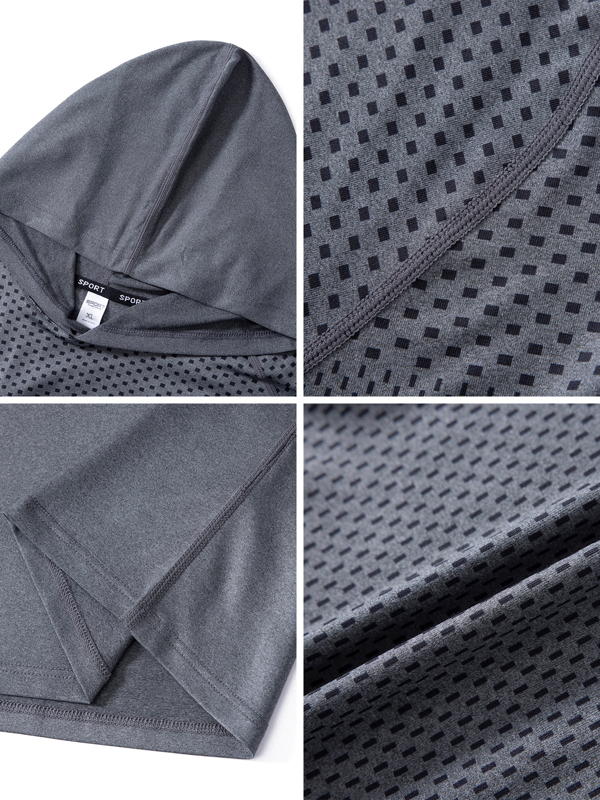 M's Core Hooded Performance Shirt-Short Sleeve - Ahaselected