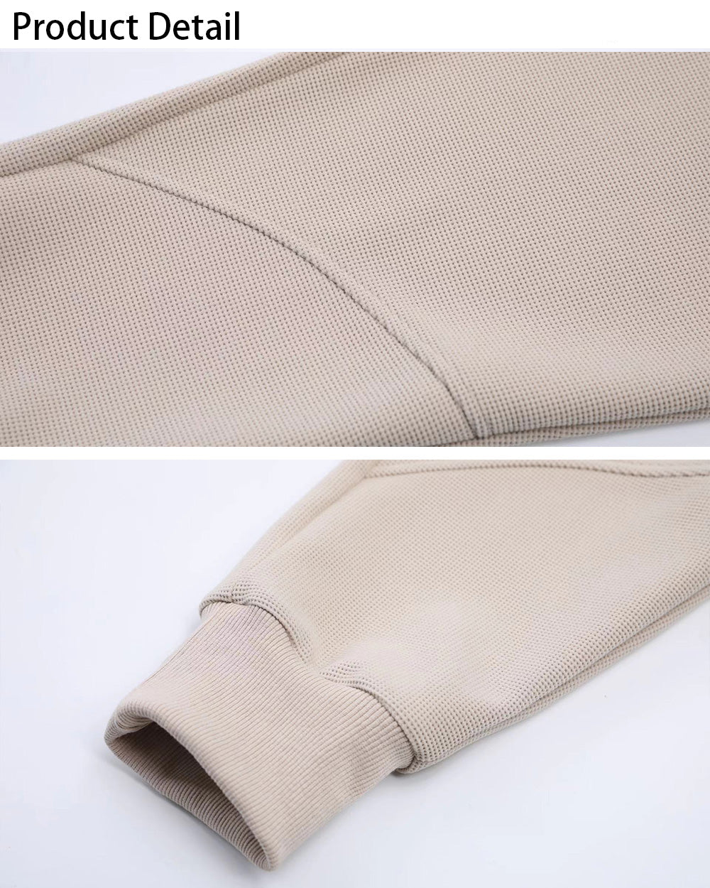 Soft Waffle Texture Performance Joggers - Ahaselected