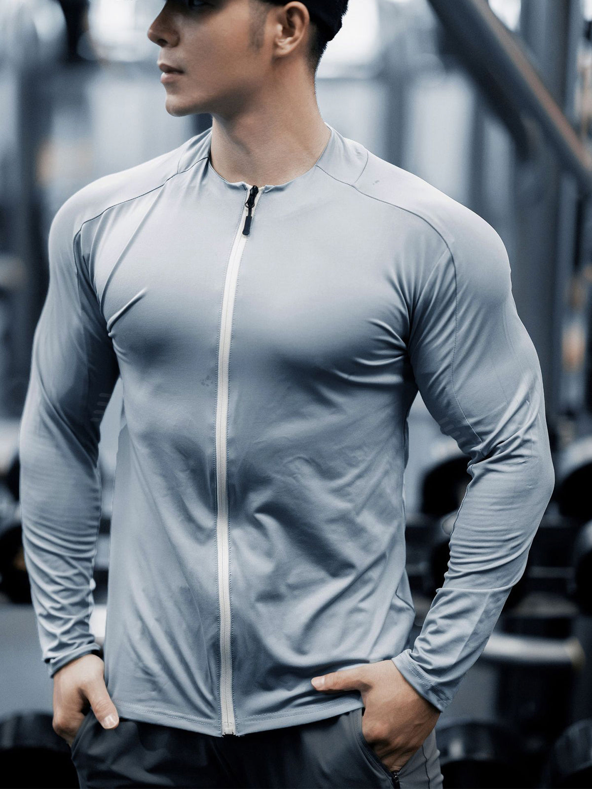 Evolution Workout Jacket Muscle Fit Gymwear - Ahaselected