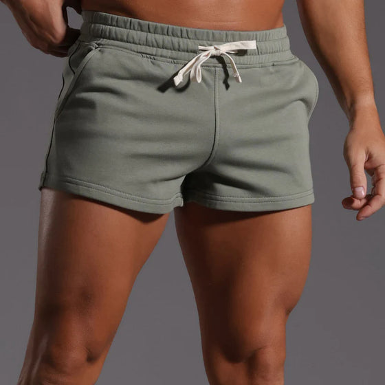 Men’s Comfort Cotton Drawstring Shorts-2" Inseam