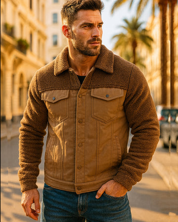 Dual Texture Heritage Sherpa Jacket