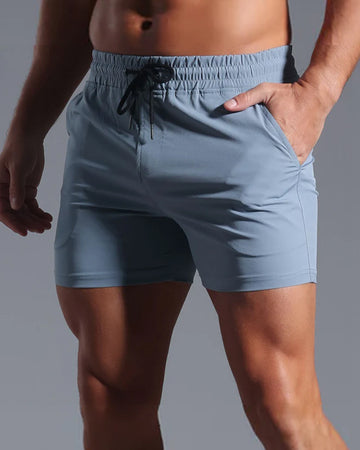 Men’s Quick-Dry Elastic Waist Training Shorts