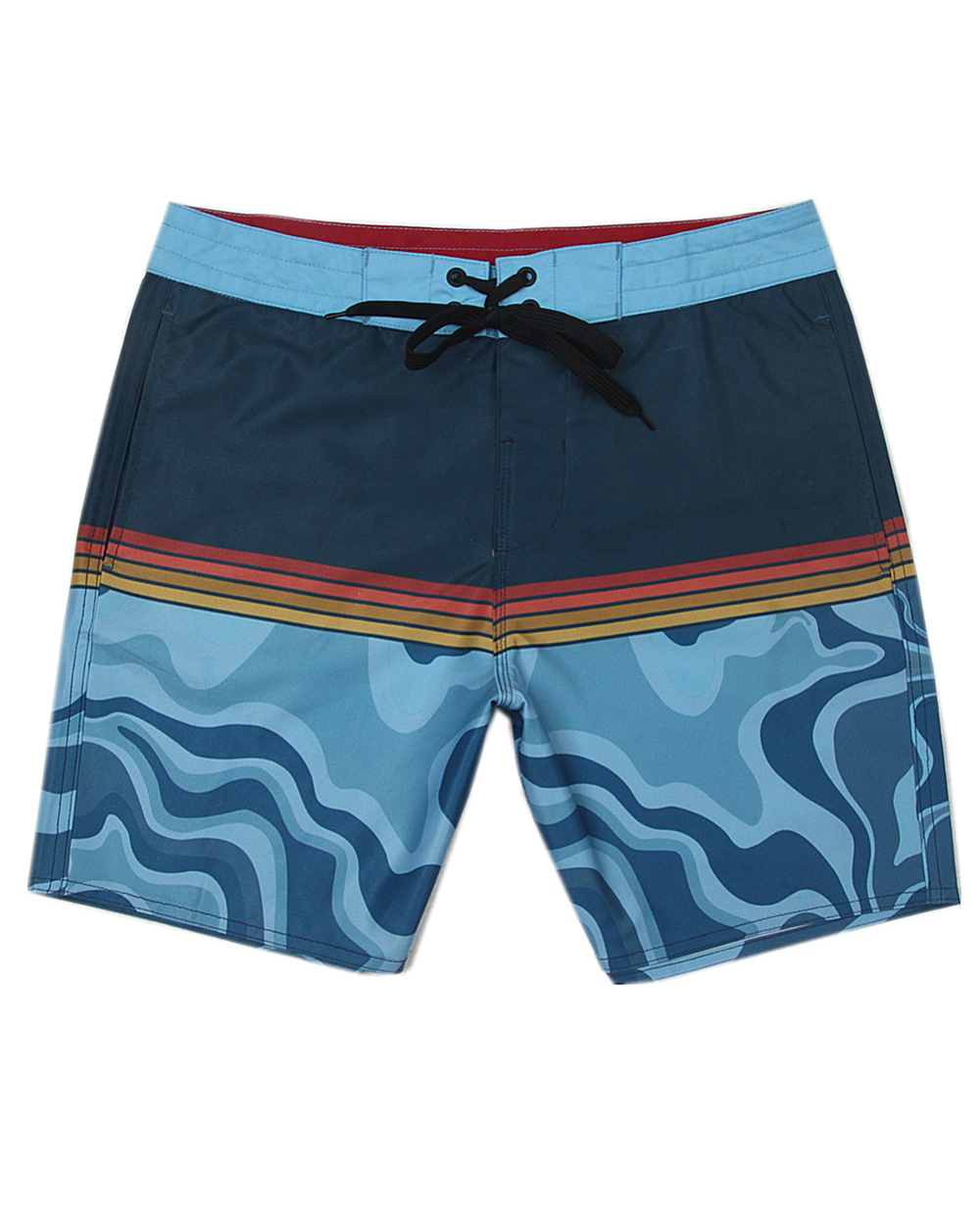 Bañadores para hombre con entrepierna de 7” de estiramiento en 4 direcciones y repelente al agua (Colección Océano)-thumbmail-5