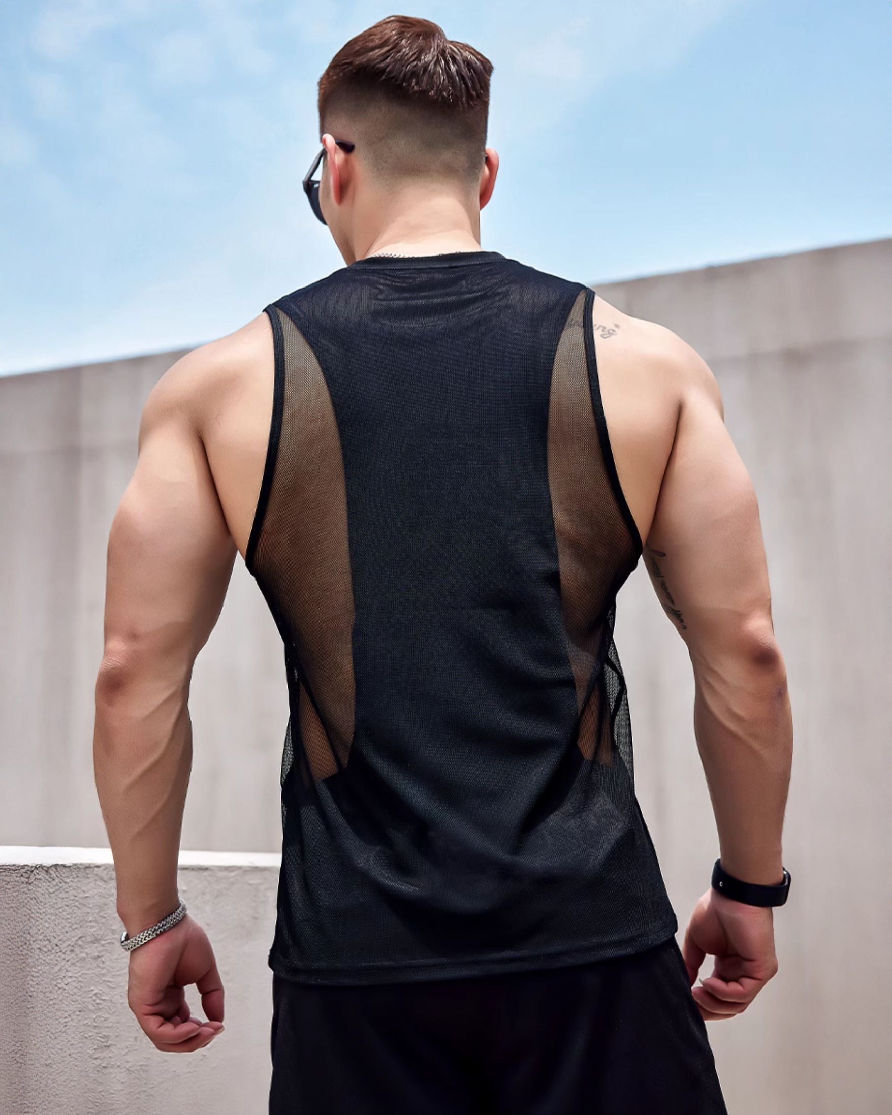 Mesh Two Layer Tank New - Ahaselected