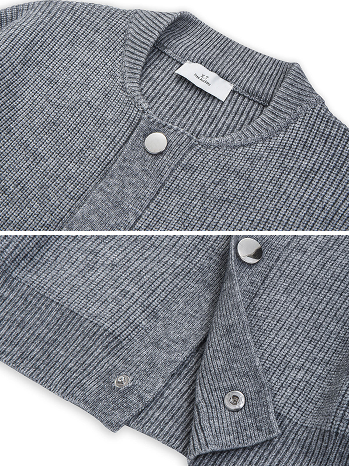 M's Striped Shawl Cardigan - Ahaselected