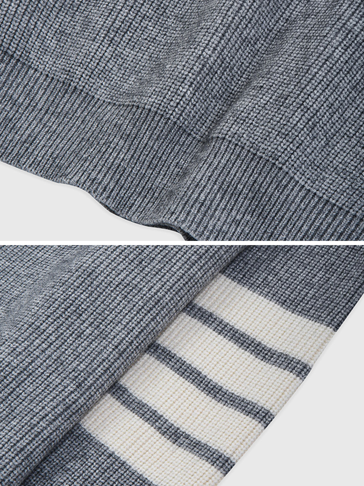 M's Striped Shawl Cardigan - Ahaselected