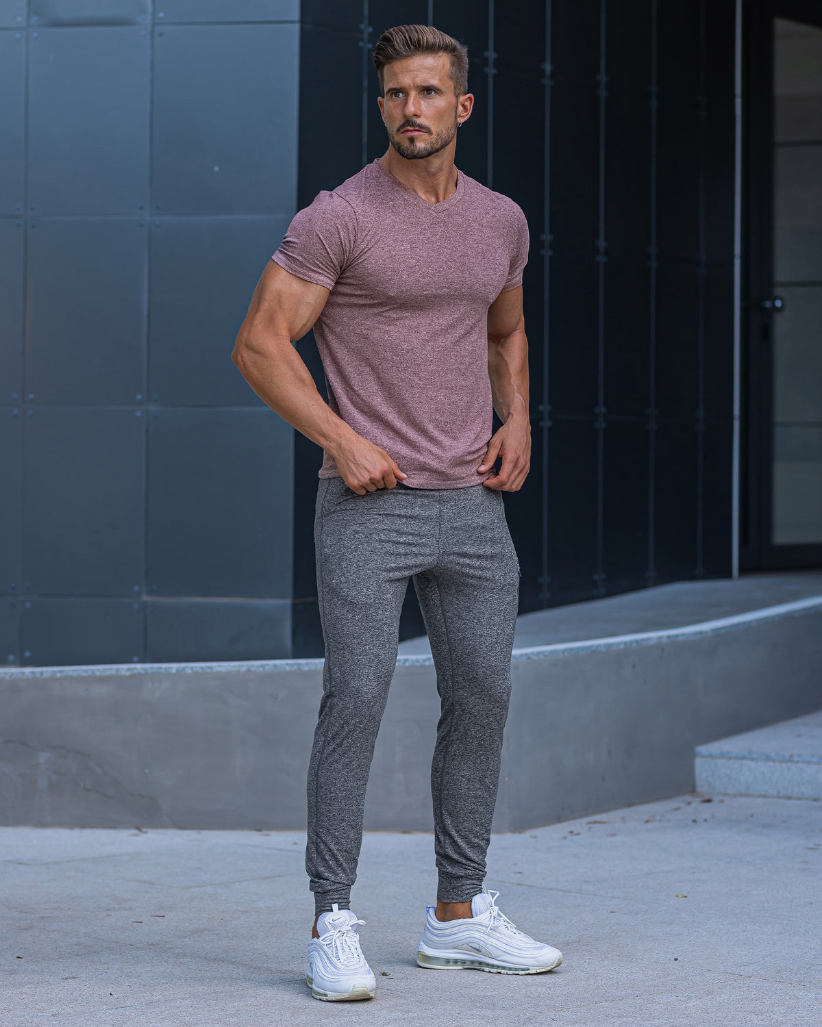 Softest Performance Stretch V-neck Tee - Ahaselected