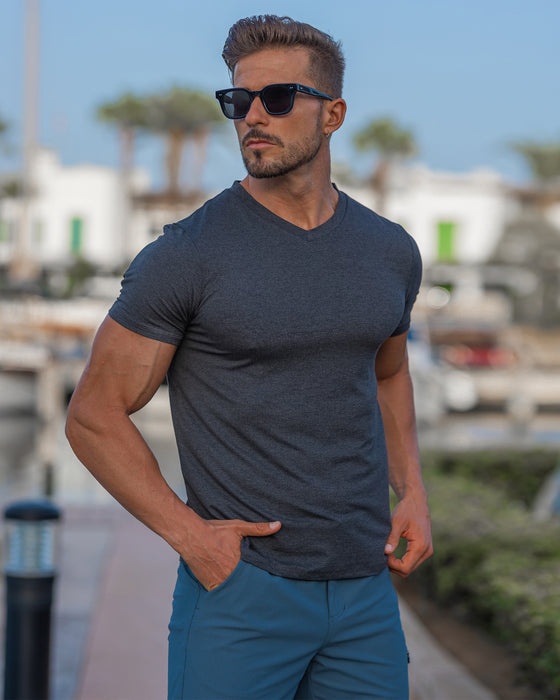 Softest Performance Stretch V-neck Tee - Ahaselected